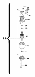 Page B Diagram and Parts List for 257798030  Craftsman Trimmer