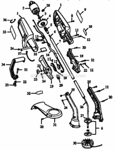 Part Location Diagram of 530401750 Craftsman Power Cord