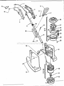 Page A Diagram and Parts List for 257798201  Craftsman Trimmer