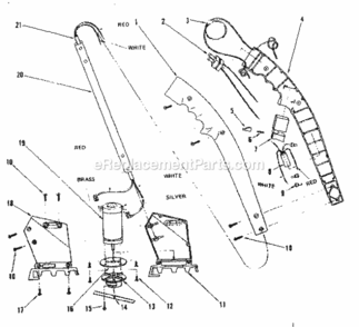 Part Location Diagram of 252 Craftsman Ownrs Manual