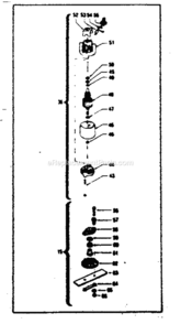 Page B Diagram and Parts List for 257857240  Craftsman Edger