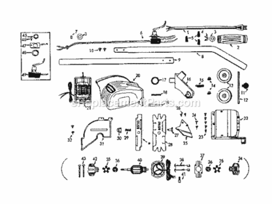 Page A Diagram and Parts List for 25785783  Craftsman Edger