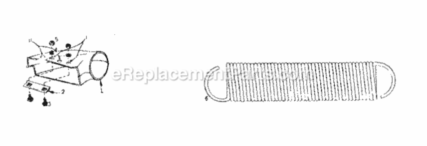 Page B Diagram and Parts List for 25826502  Craftsman Leaf Blower / Vacuum