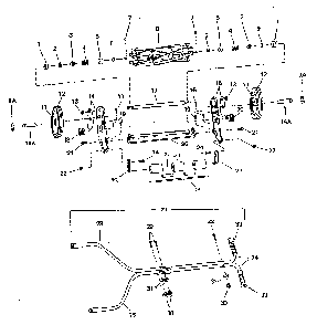 Unit parts Diagram and Parts List for 29191601  Craftsman Lawn Mower