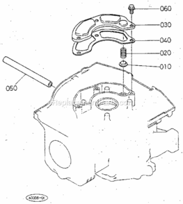 Page B Diagram and Parts List for 25962  Craftsman Lawn Mower