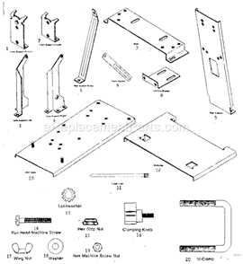 Part Location Diagram of 29A509-1 Craftsman Lock Washer #10