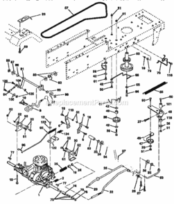 Part Location Diagram of 154604 Craftsman Bell Crank
