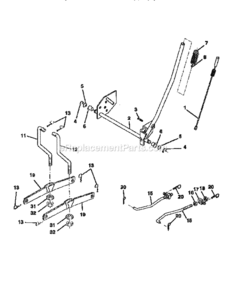 Page I Diagram and Parts List for 25991  Craftsman Lawn Tractor