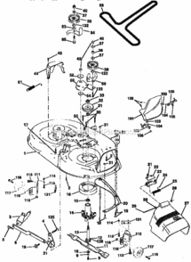 Page J Diagram and Parts List for 25993  Craftsman Lawn Tractor