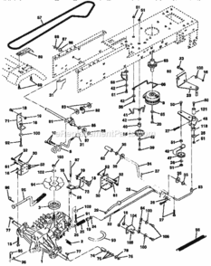 Part Location Diagram of 152485 Craftsman Clutch Bracket