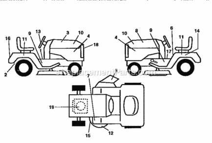 Part Location Diagram of 146451 Craftsman Decal