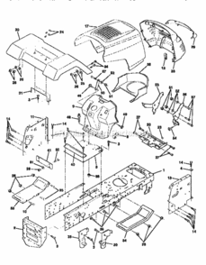 Part Location Diagram of 179717X428 Craftsman Footrest.Rh