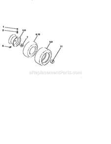 Page F Diagram and Parts List for 25996  Craftsman Lawn Tractor