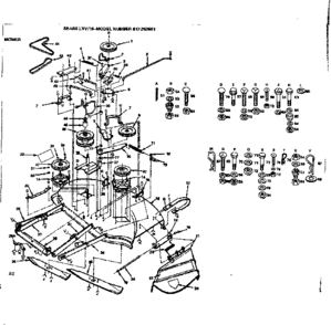 16 Lawn Tractor/mower Diagram and Parts List for 917252651  Craftsman Lawn Tractor