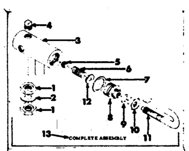 5270389 Regulator Assembly Diagram and Parts List for 471450050  Craftsman Pressure Washer