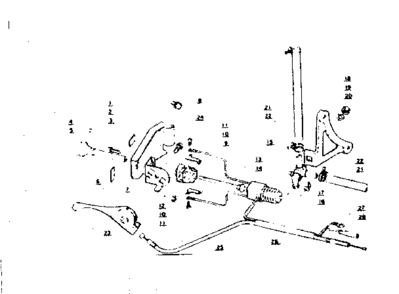Switch And Throttle Diagram and Parts List for PB-202  Craftsman Leaf Blower / Vacuum