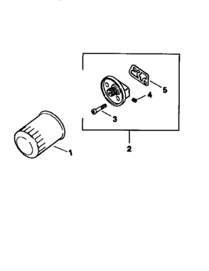Oil Filter  Div71/501 Diagram and Parts List for 501MV20S-57527  Craftsman Engine