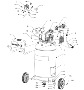 Part Location Diagram of 059-0010 Craftsman Bolt,5/16x1-1/4