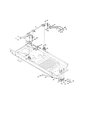 Lift Diagram and Parts List for 247204180  Craftsman Engine