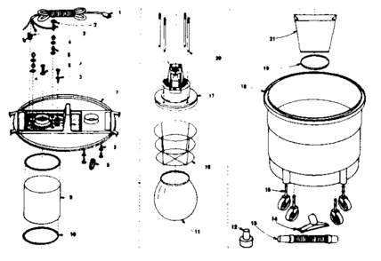 Part Location Diagram of 18308 Ridgid BOLT, W/NUT S18