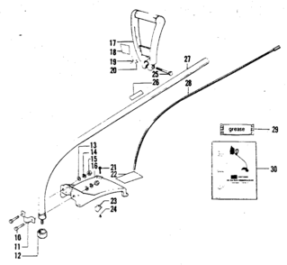 Drive Shaft Diagram and Parts List for 358795701  Craftsman Trimmer