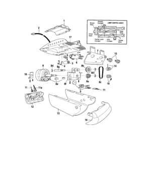 Part Location Diagram of 20B17 Craftsman Garage door opener drive belt