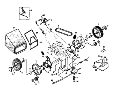 Part Location Diagram of 137078 Craftsman Replacement Belt Kit