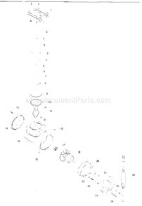 Page A Diagram and Parts List for 283150561  Craftsman Paint Sprayer