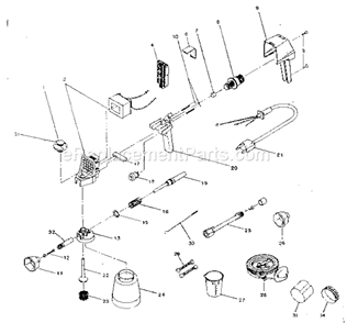 Page A Diagram and Parts List for 283155730  Craftsman Paint Sprayer