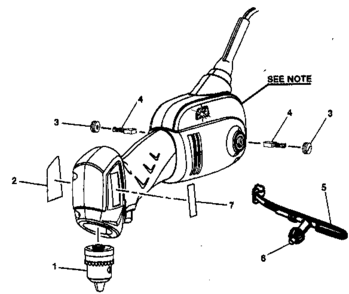 Drill Diagram and Parts List for 315289960  Craftsman Accessories