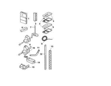 Installation Parts Diagram and Parts List for 13918473D  Craftsman Garage Door Opener