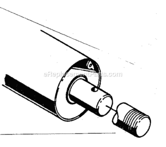 Page E Diagram and Parts List for 28667  Craftsman Log Splitter