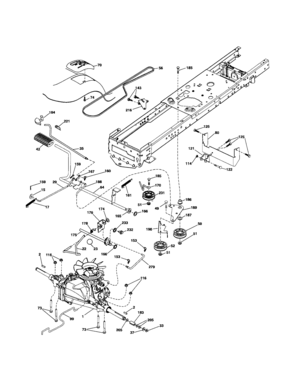 Part Location Diagram of 196439X505 Craftsman Parking Handle