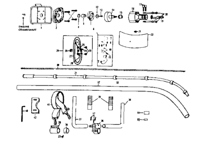 Part Location Diagram of 37033 Tecumseh Crankshaft