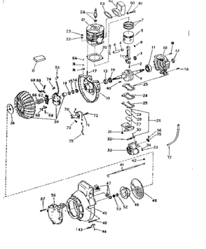 Part Location Diagram of 630699 Craftsman Carburetor