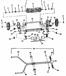 Part Location Diagram of 30723 Craftsman Wheel