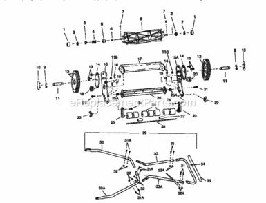 Part Location Diagram of 30071 Craftsman Roller Spacer