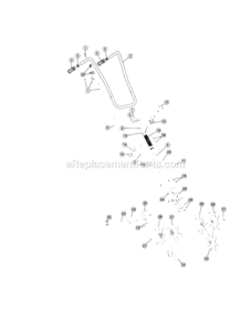 Page B Diagram and Parts List for 29256  Craftsman Cultivator