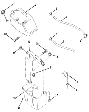 Dash Diagram and Parts List for 917256930  Craftsman Lawn Tractor