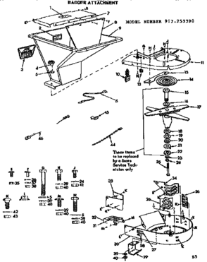 Part Location Diagram of 2636R Craftsman Scotchal