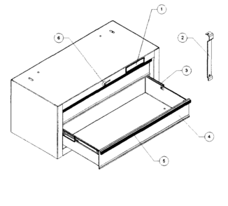 Tool Fixture Diagram and Parts List for 706336680  Craftsman Tool Stand & Cart