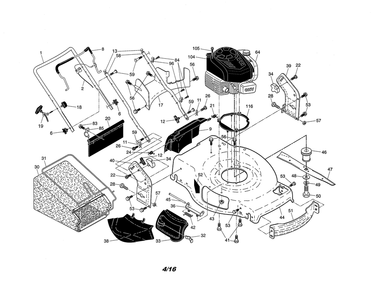 Part Location Diagram of 587689301 Husqvarna BAIL.OM.ERGO.BENT.MZR.BLK.428