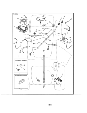 Electrical Diagram and Parts List for 917273900  Craftsman Lawn Tractor