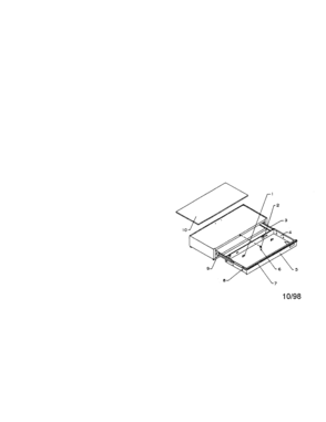 40" 1 Drawer Ball Bearing Step Up Diagram and Parts List for 706650952  Craftsman Tool Stand & Cart