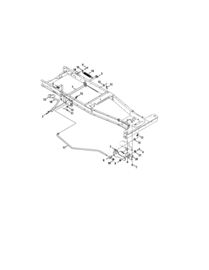 Lift Diagram and Parts List for 247290003  Craftsman Engine