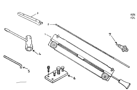 Maintenance Kit Diagram and Parts List for 271358290  Craftsman Trimmer