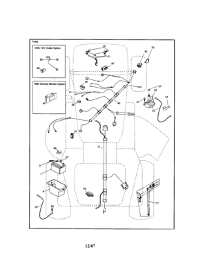 Electrical Diagram and Parts List for 917286140  Craftsman Lawn Tractor