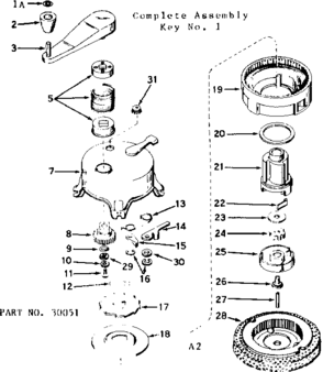 Replacement Parts Diagram and Parts List for 143135112  Craftsman Engine