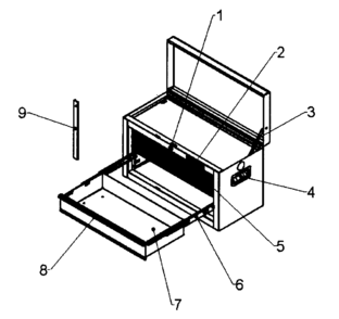 Part Location Diagram of F1966 Craftsman Instruction sheet