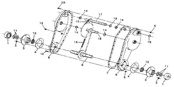 Part Location Diagram of 20127 Dynabrade INTERFACE